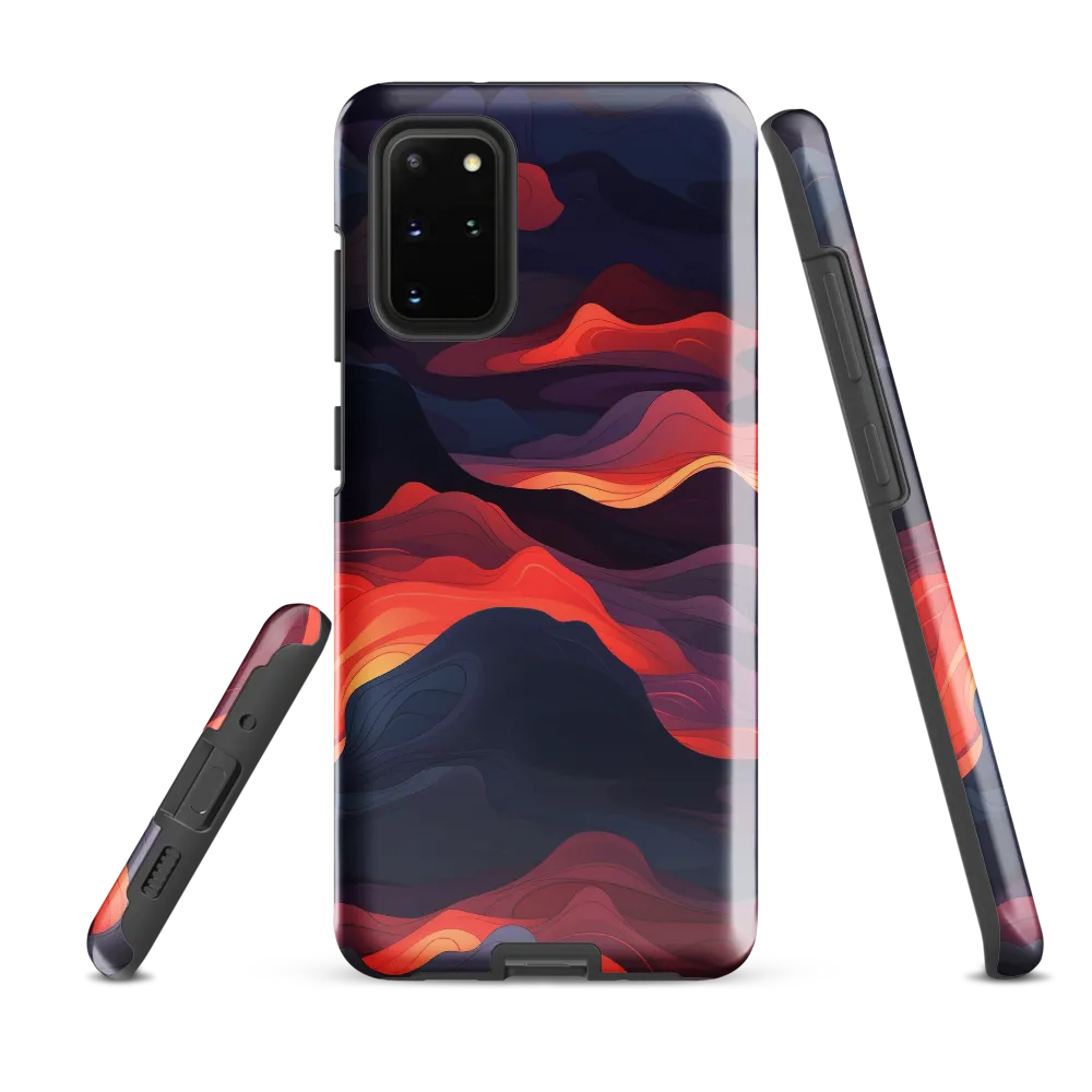 Ethereal Waves of Color | Phone Case |  S20 Plus | Tough Case | Glossy