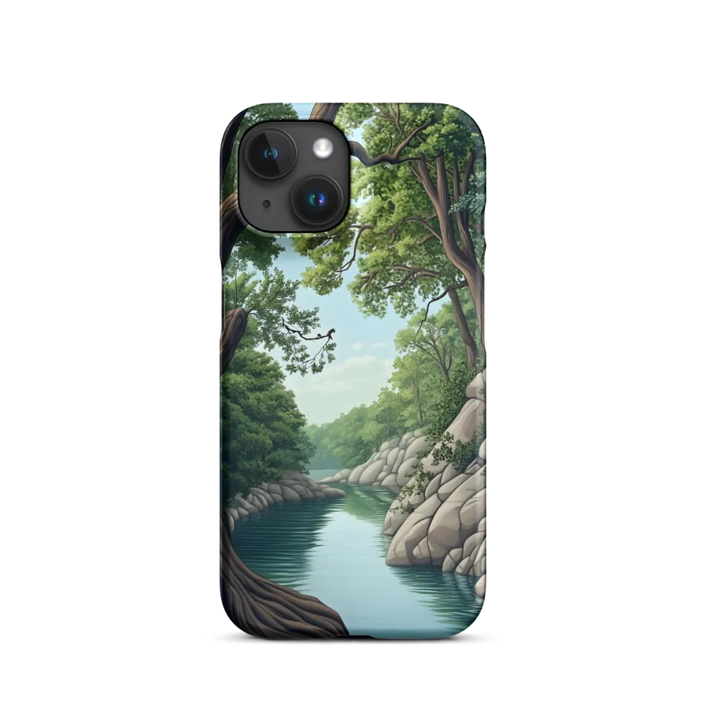 Tranquil Reflections: A Serene River Landscape