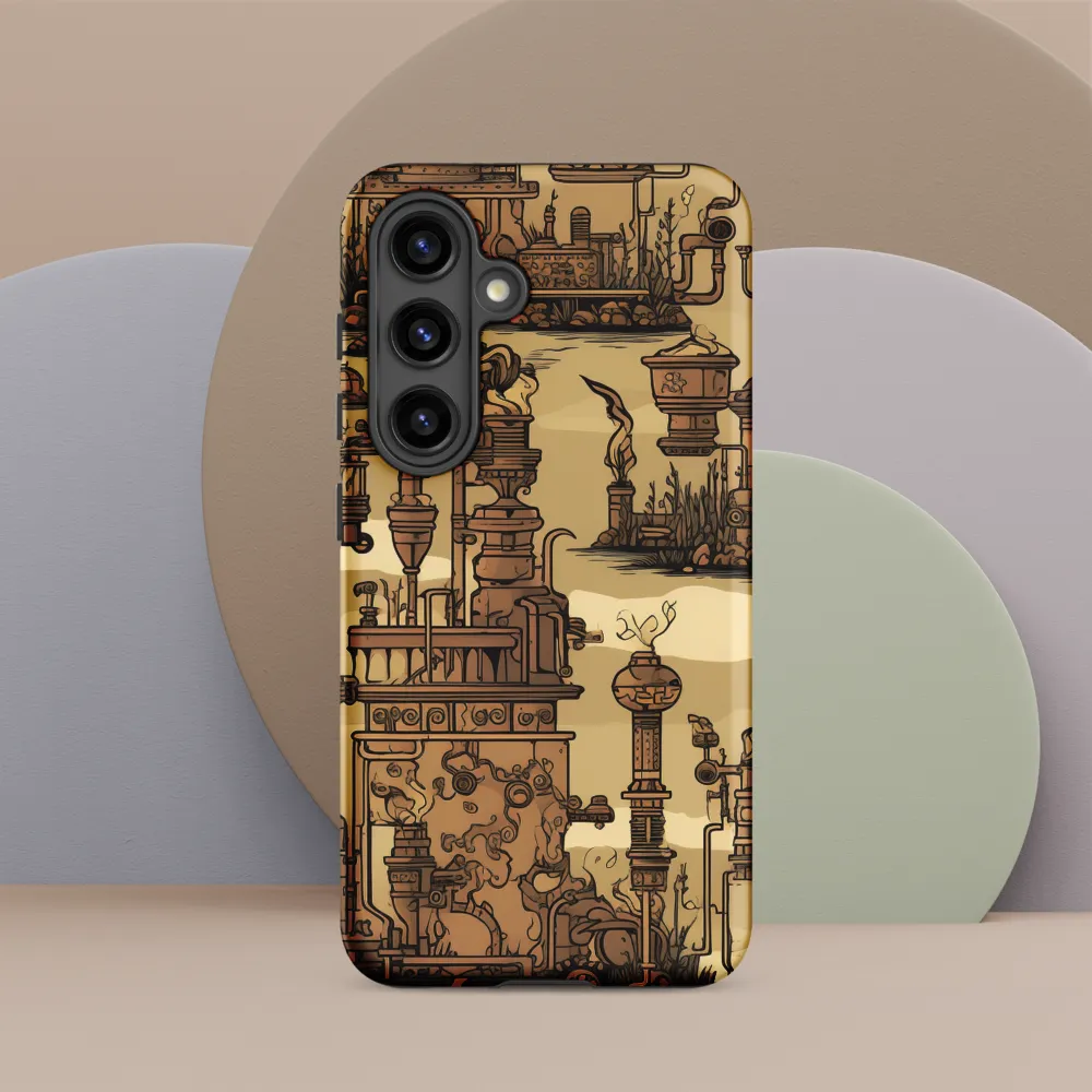 Whimsical Industrial Landscape | Phone Case |  S24 | Tough Case | Matte