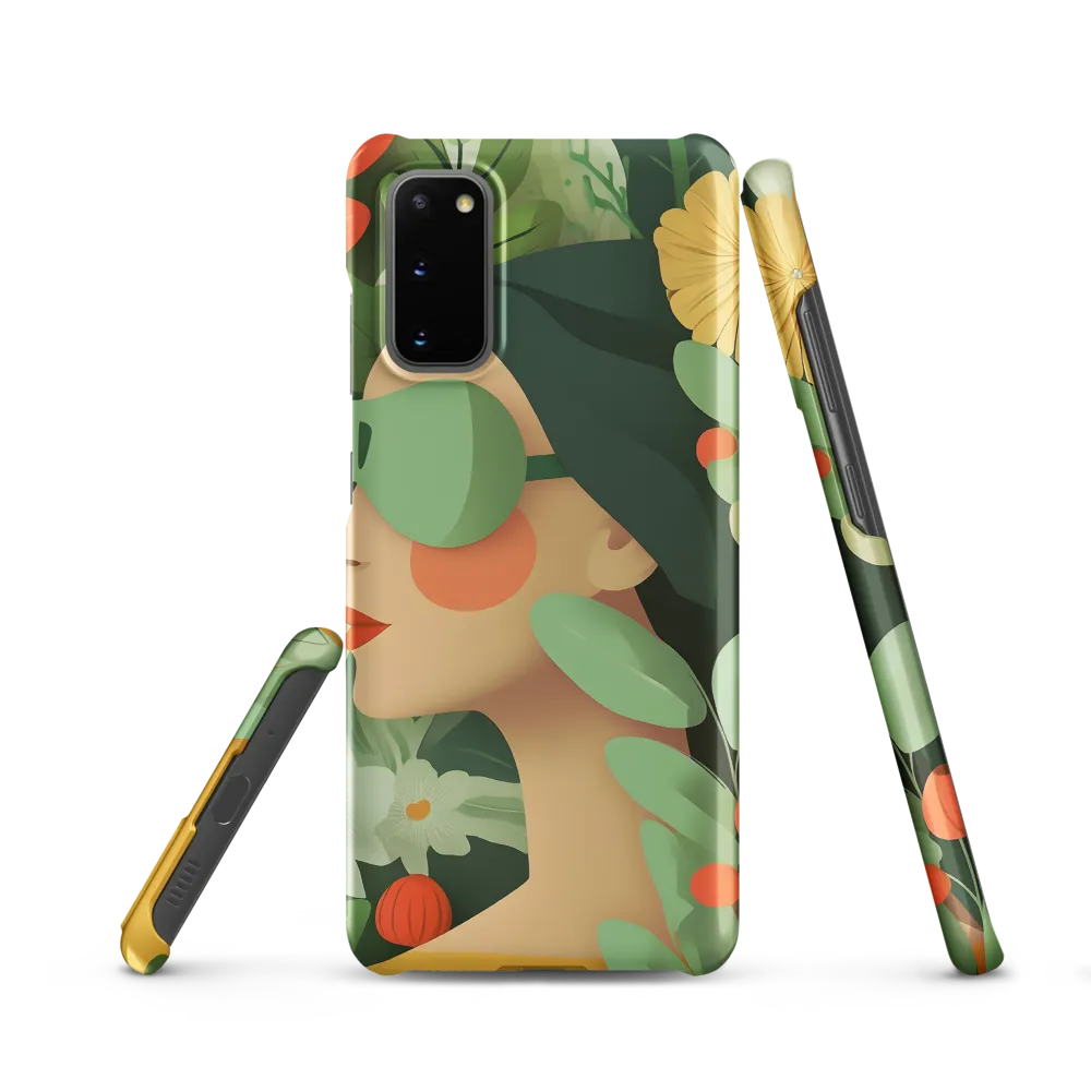 Nature's Serenity: A Modern Portrait | Phone Case |  S20 | Snap Case | Matte