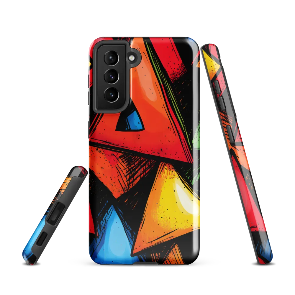 Vibrant Triangles in Abstract Harmony