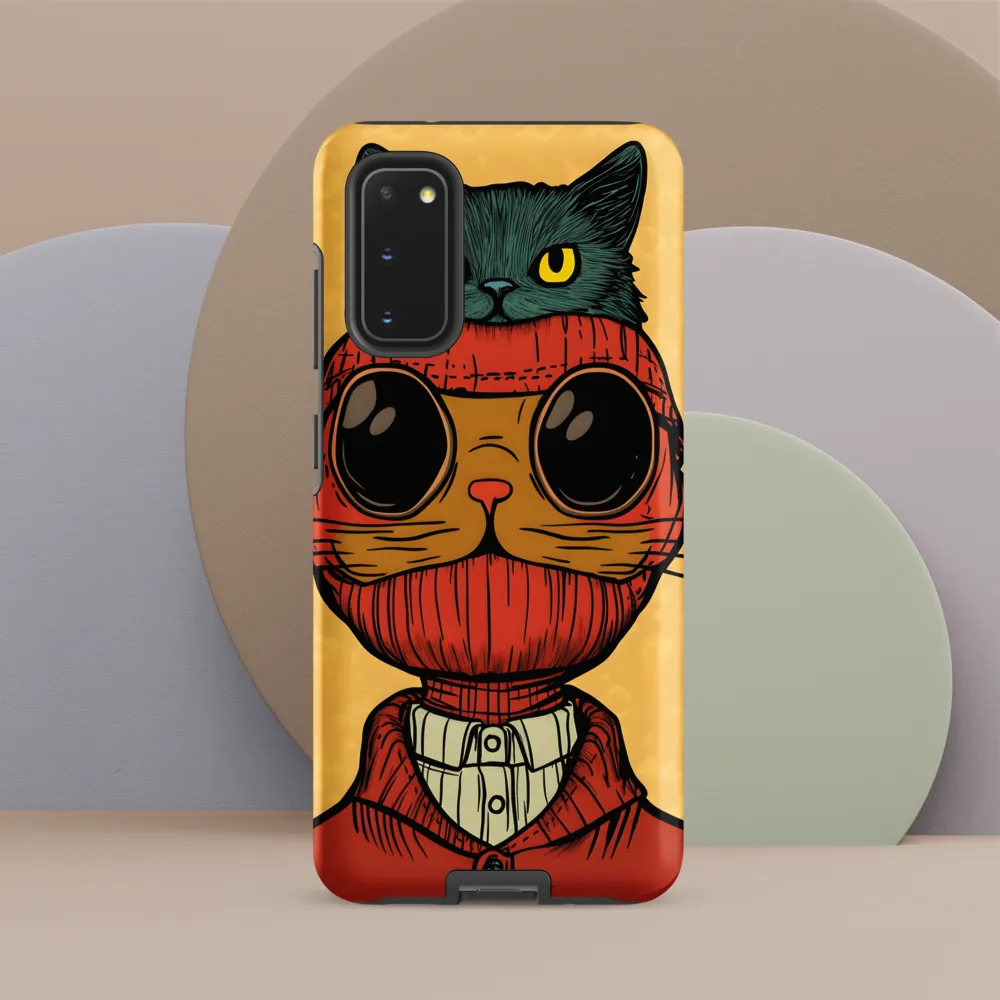 Whimsical Fusion: Cat and Human