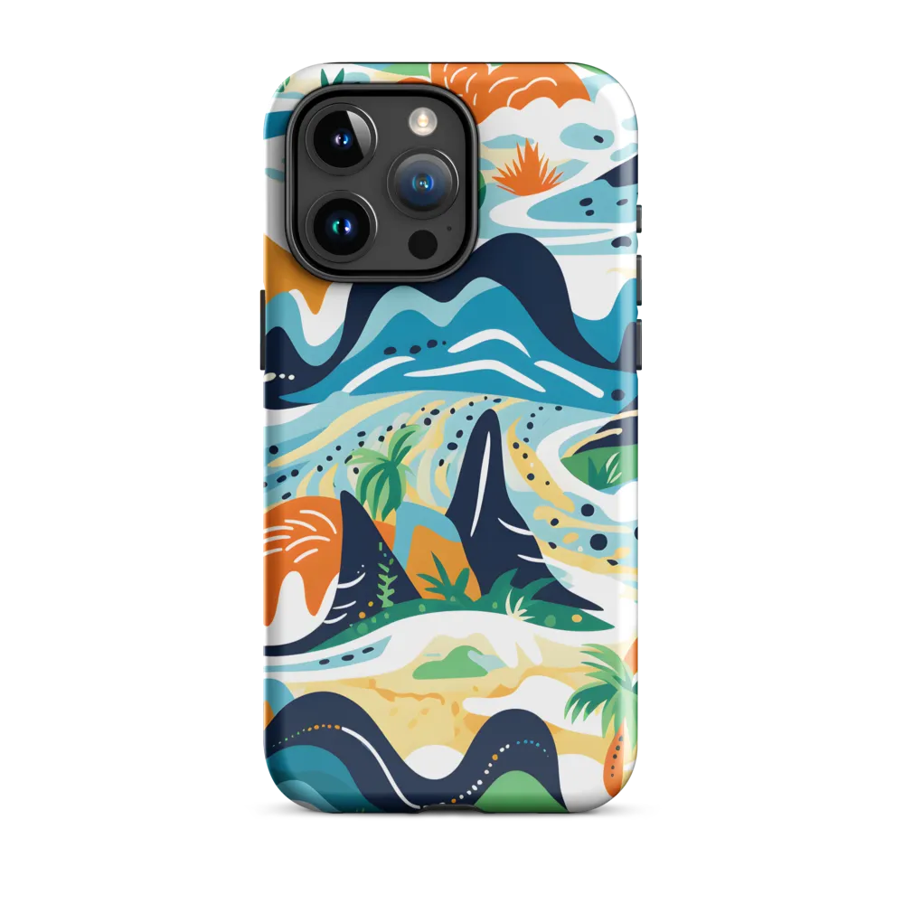 Abstract Tropical Landscape