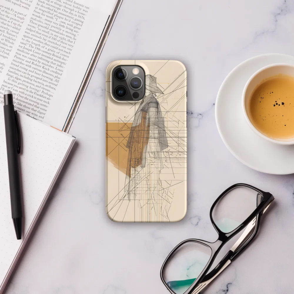 Abstract Profile: A Minimalist Exploration | Phone Case |  12 Pro Max | Snap Case | Matte