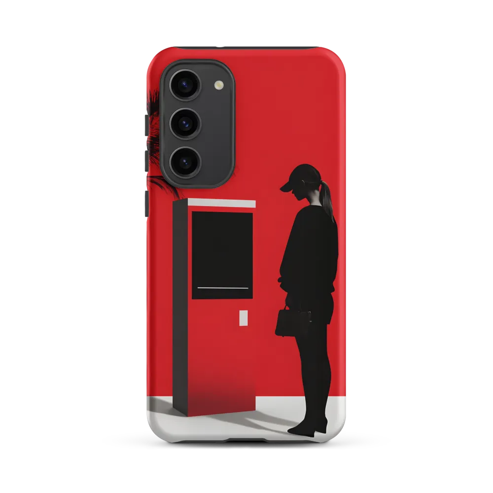 Contemplation in Red | Phone Case |  S23 Plus | Tough Case | Matte