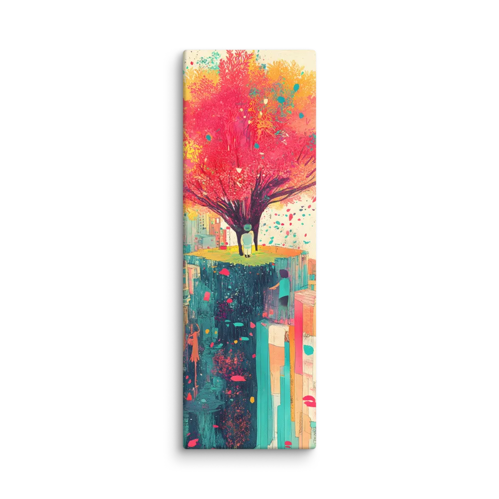 Whispers of Urban Dreams | Canvas | 12″×36″