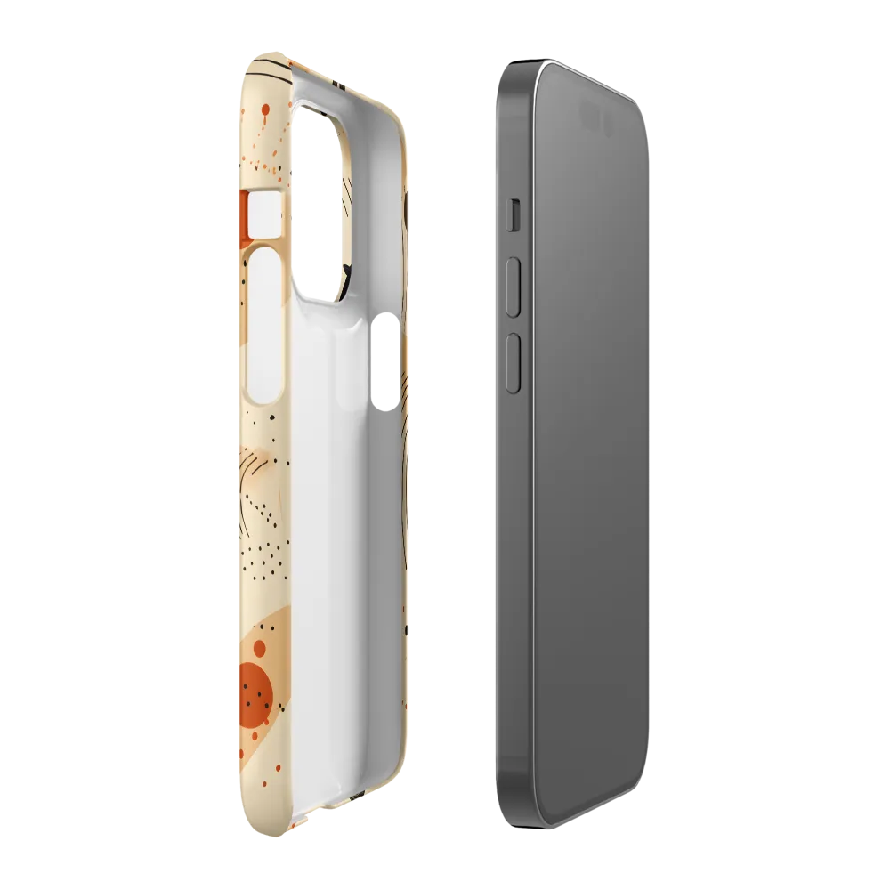 Playful Patterns in Earth Tones | Phone Case |  14 Pro | Snap Case | Matte