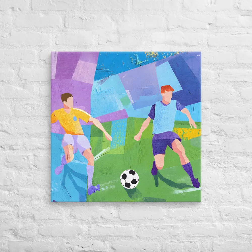 Dynamic Duel on the Field | Canvas | 28″×28″