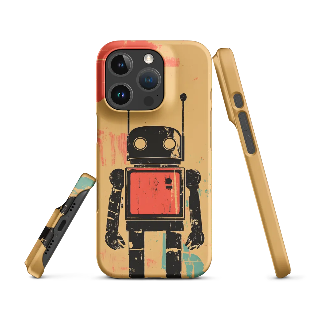 The Retro Robot | Phone Case |  16 Pro | Snap Case | Matte