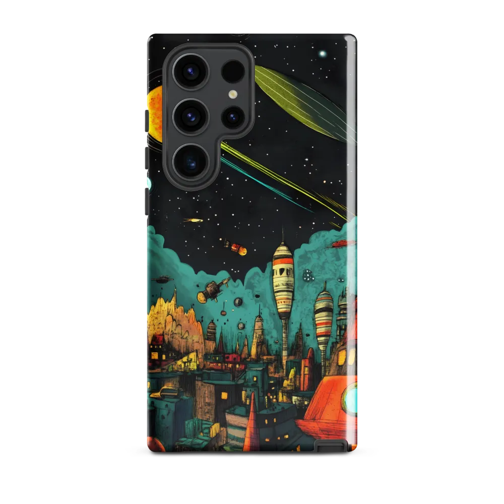 Galactic Cityscape: A Journey Through Imagination