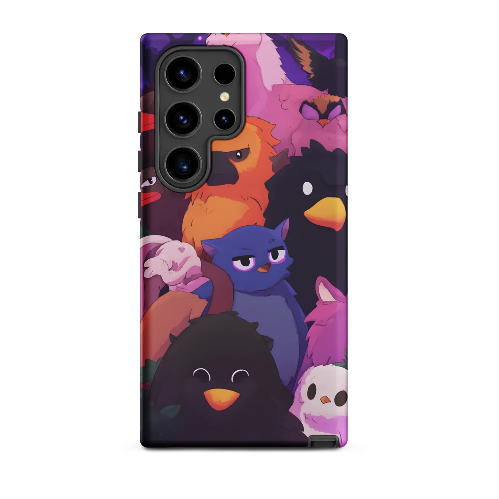 Whimsical Avian Gathering