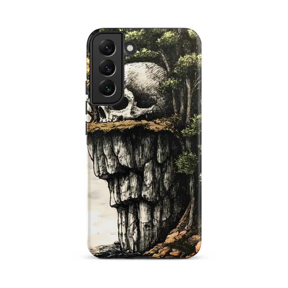 The Whispering Skull: A Surreal Encounter with Nature | Phone Case |  S22 Plus | Tough Case | Matte