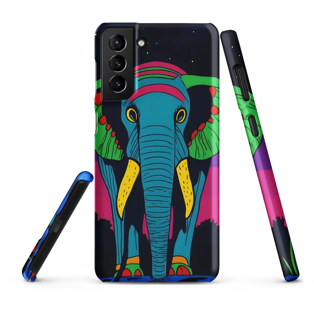 Whimsical Majesty: The Vibrant Elephant