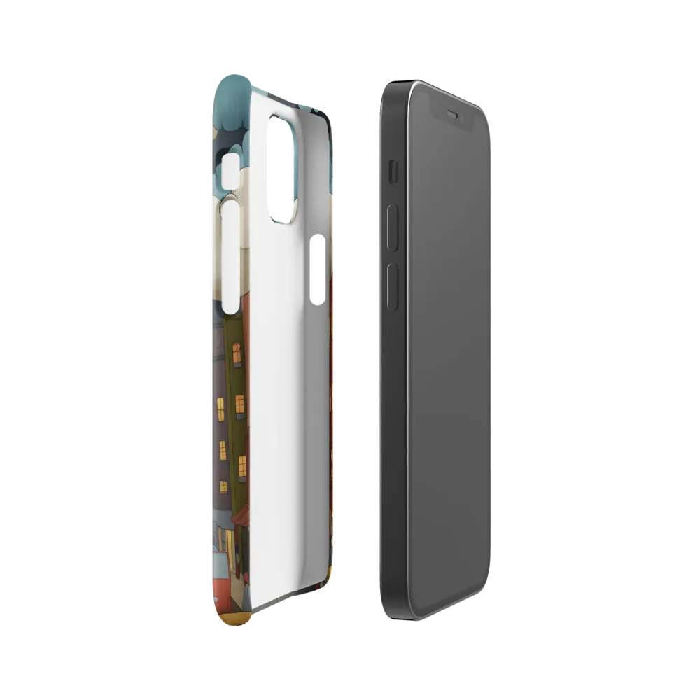 Urban Symphony: A City Awakens at Dusk | Phone Case |  12 Mini | Snap Case | Glossy