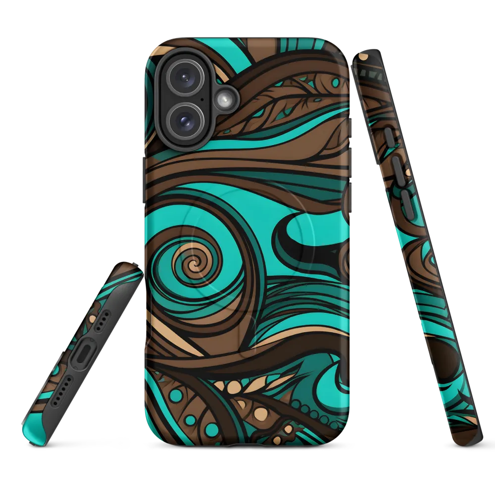 Fluctuating Currents | Phone Case |  16 Plus | MagSafe® Tough Case | Matte