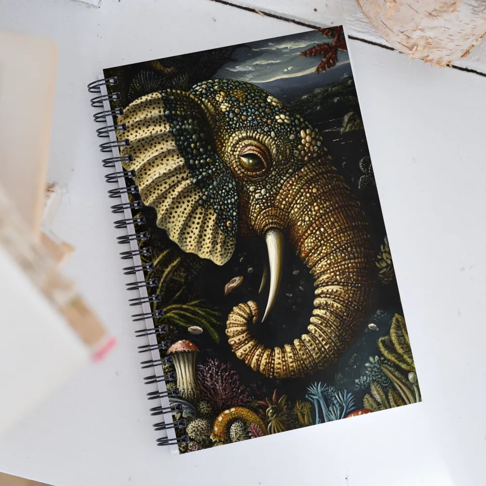 The Oceanic Elephant | Spiral Notebook