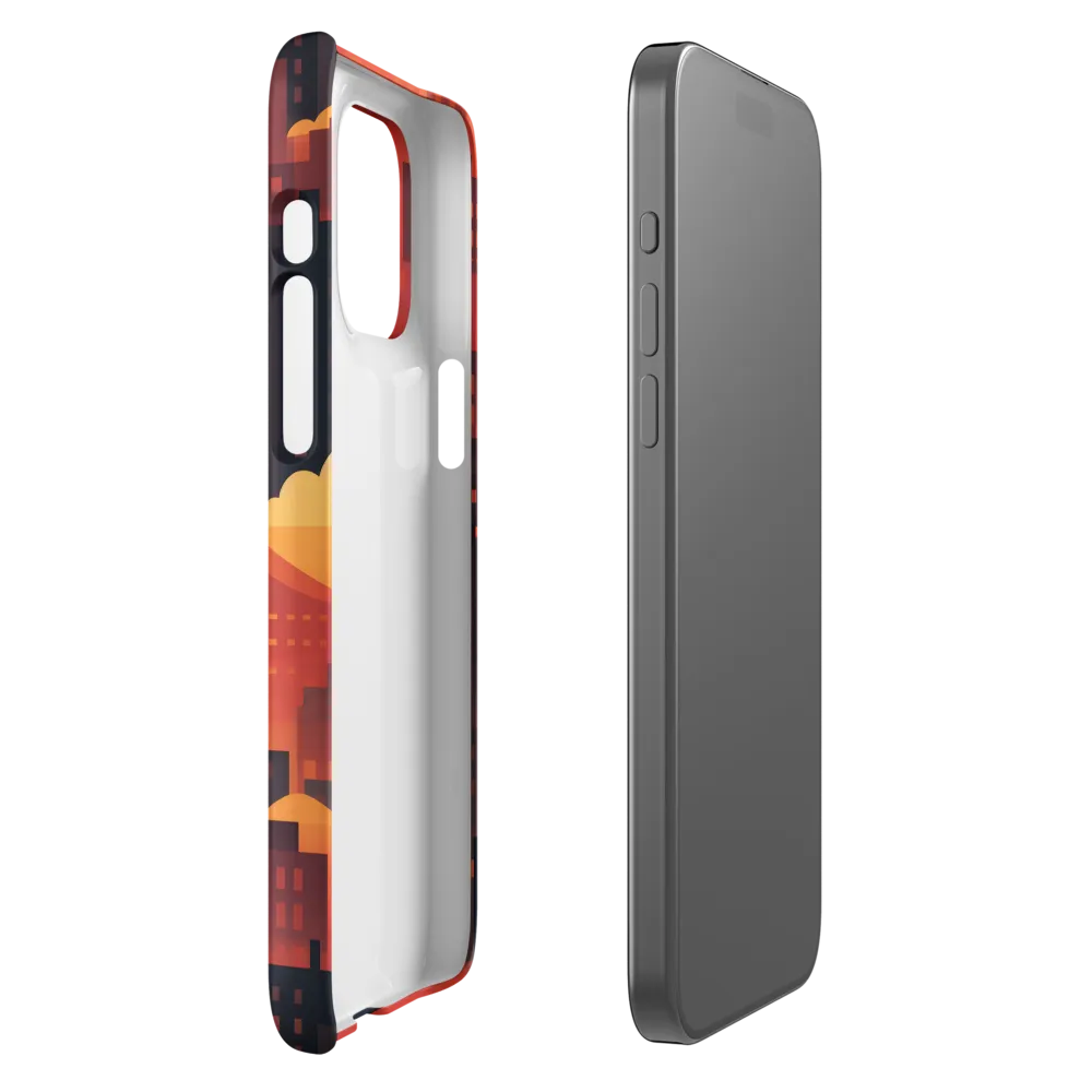 Radiance of the Urban Horizon | Phone Case |  15 Pro Max | Snap Case | Matte