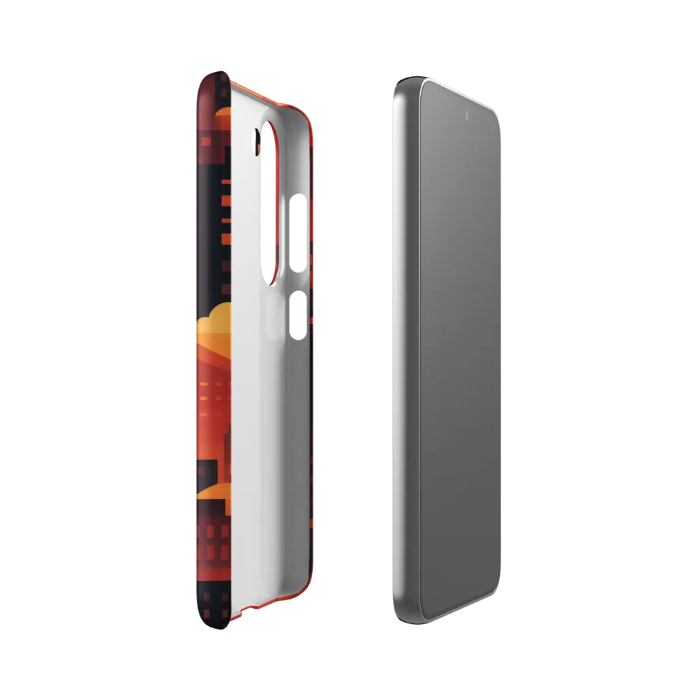 Radiance of the Urban Horizon | Phone Case |  S23 | Snap Case | Matte
