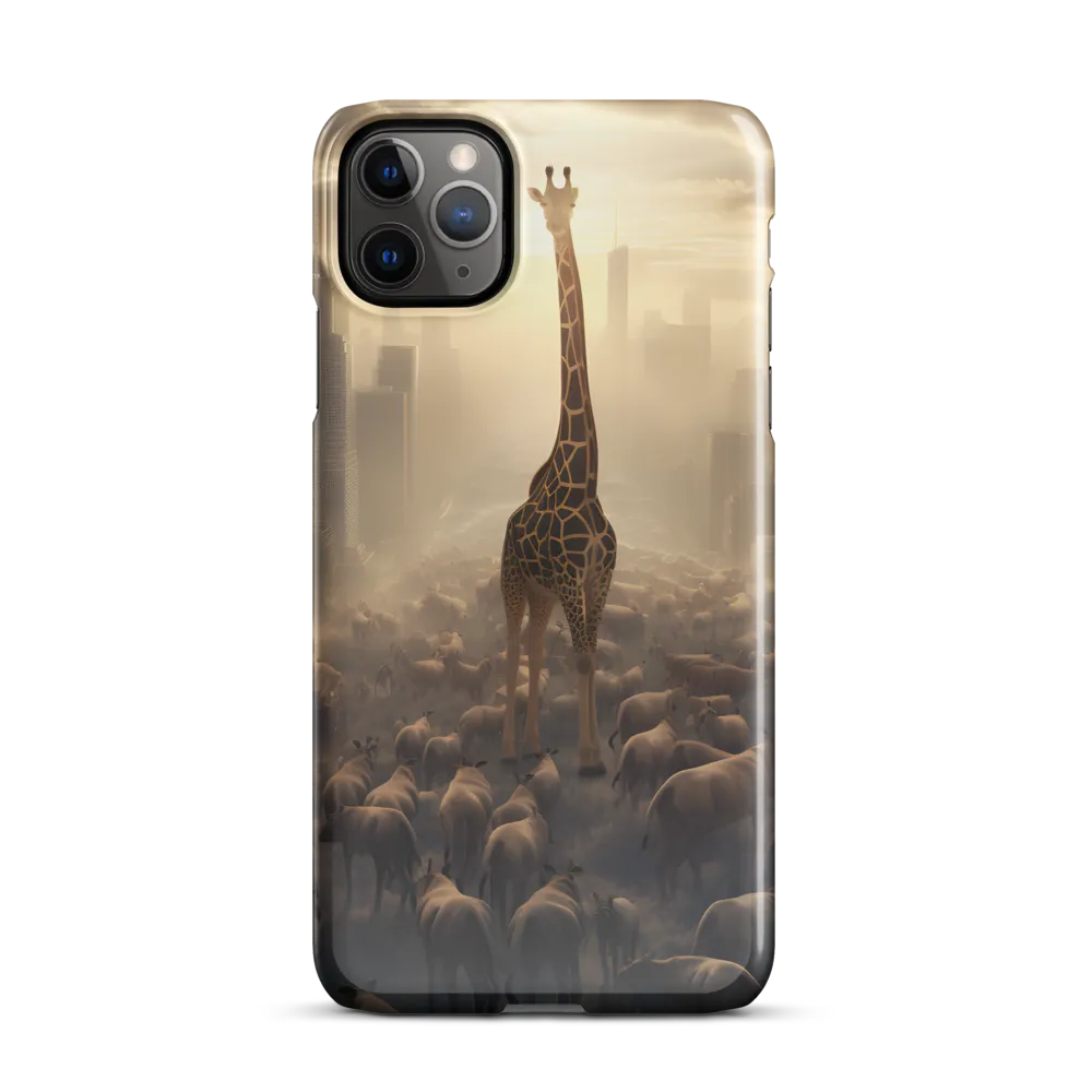 Urban Serengeti: A Giraffe's Perspective | Phone Case |  11 Pro Max | Snap Case | Glossy