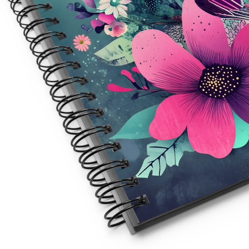 Whimsical Garden Symphony | Spiral Notebook