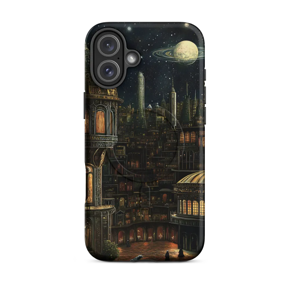 Celestial Enigma: A Surreal Cityscape