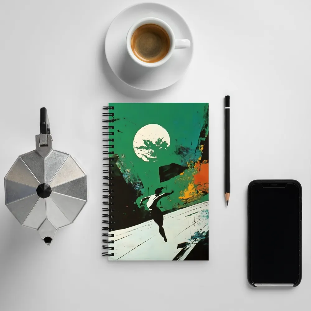 Chasing the Moon | Spiral Notebook