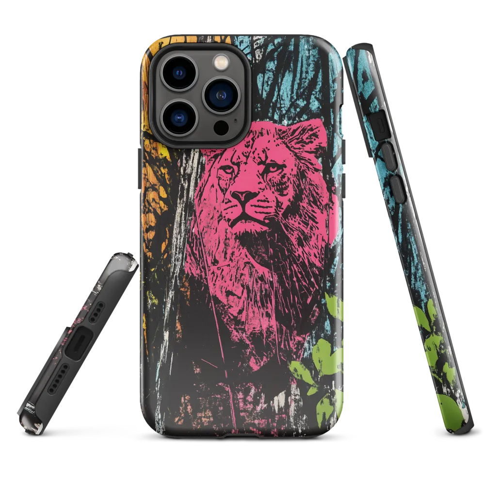 Fierce Vibrance: The Pink Lion