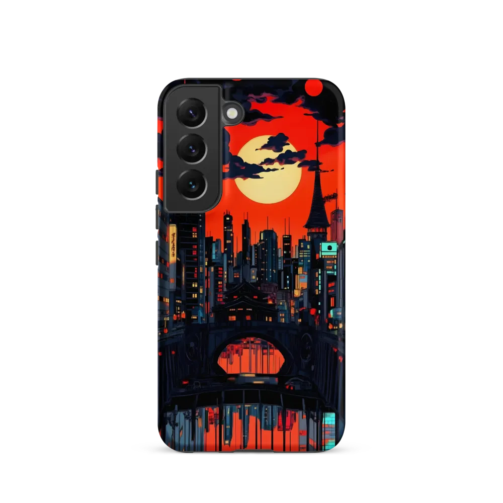 Nightfall in a Neon City