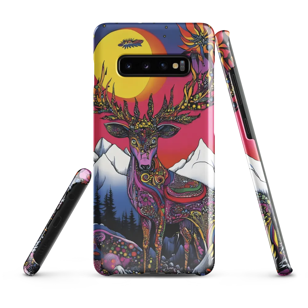 Mystical Majesty of the Psychedelic Deer | Phone Case |  S10 Plus | Snap Case | Glossy