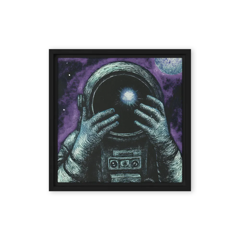 Beyond the Stars | Canvas with Black Frame | 12″×12″