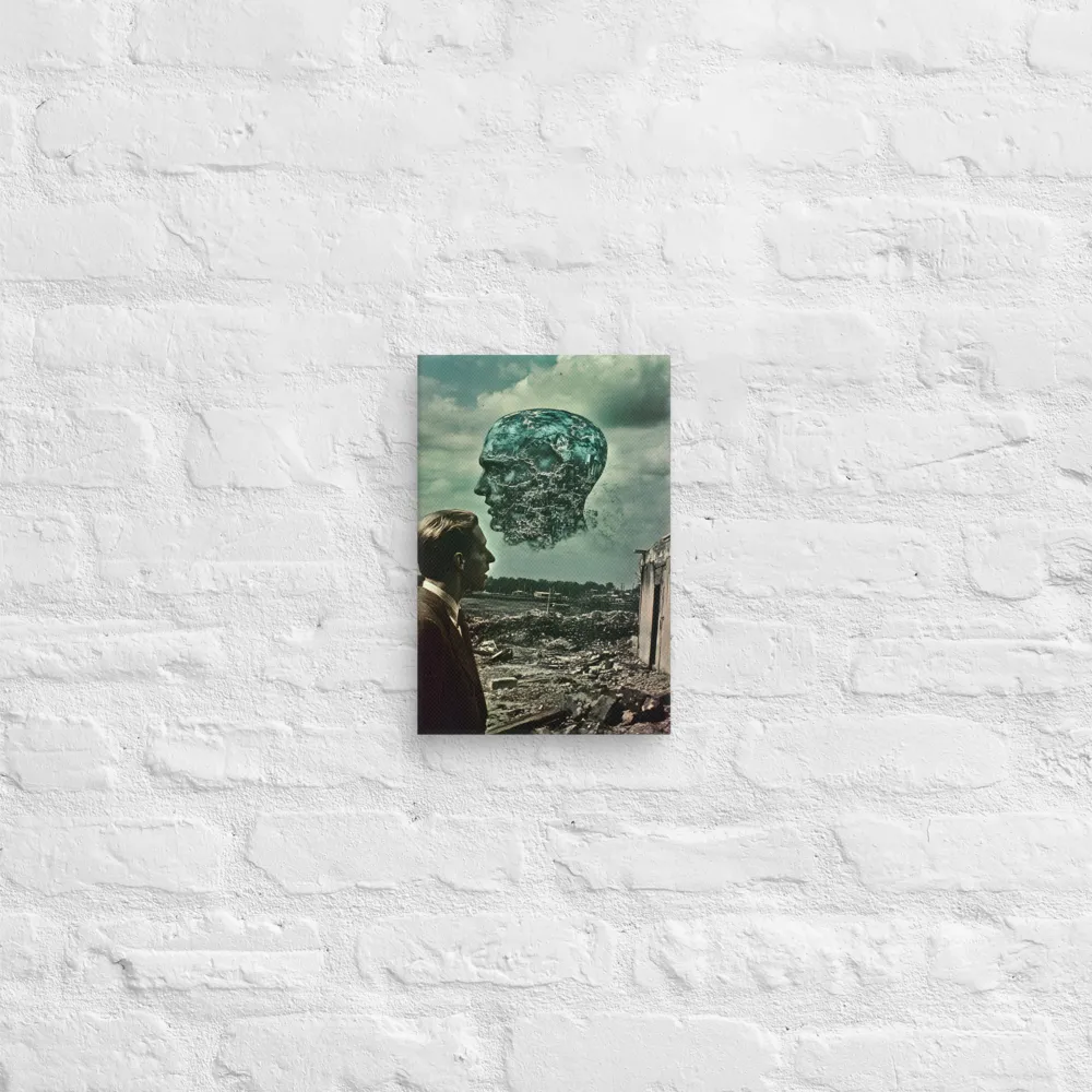 Ethereal Reflections: Identity in a Fragmented World | Canvas | 8″×12″
