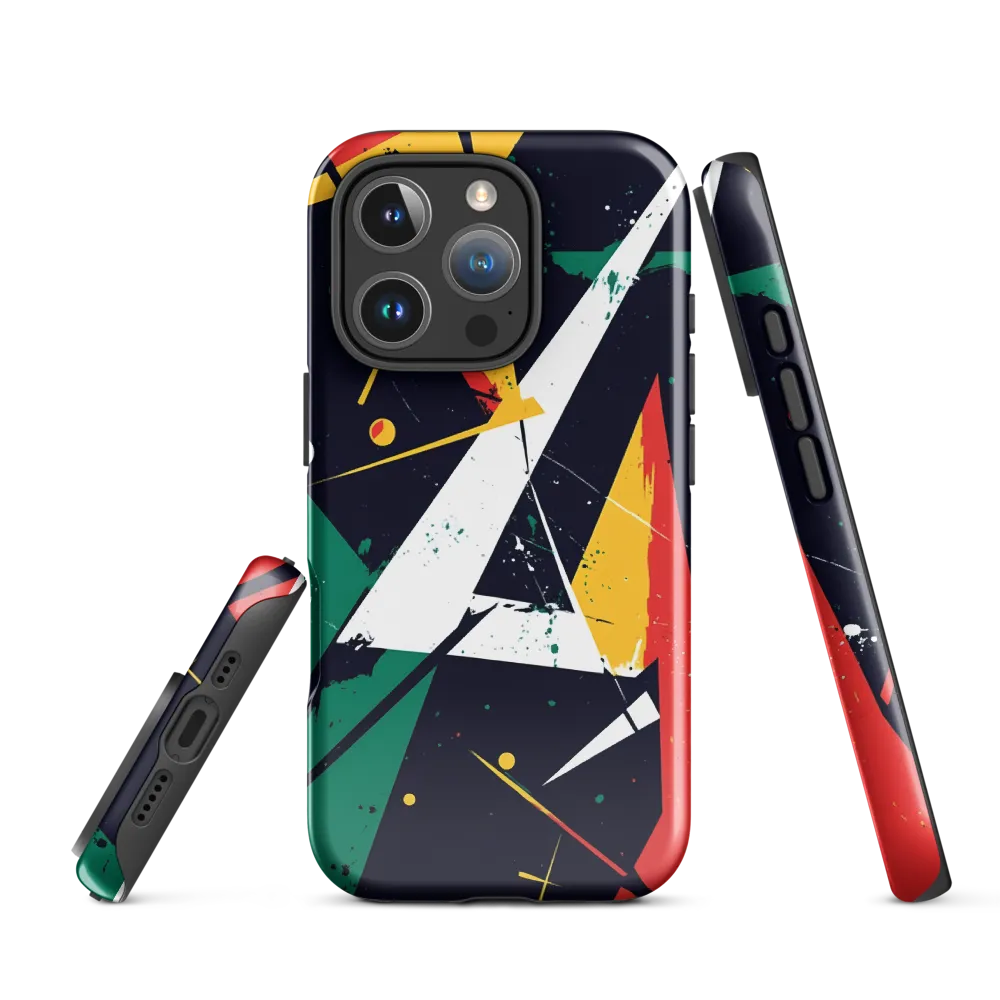 Dynamic Geometries | Phone Case |  16 Pro | Tough Case | Glossy