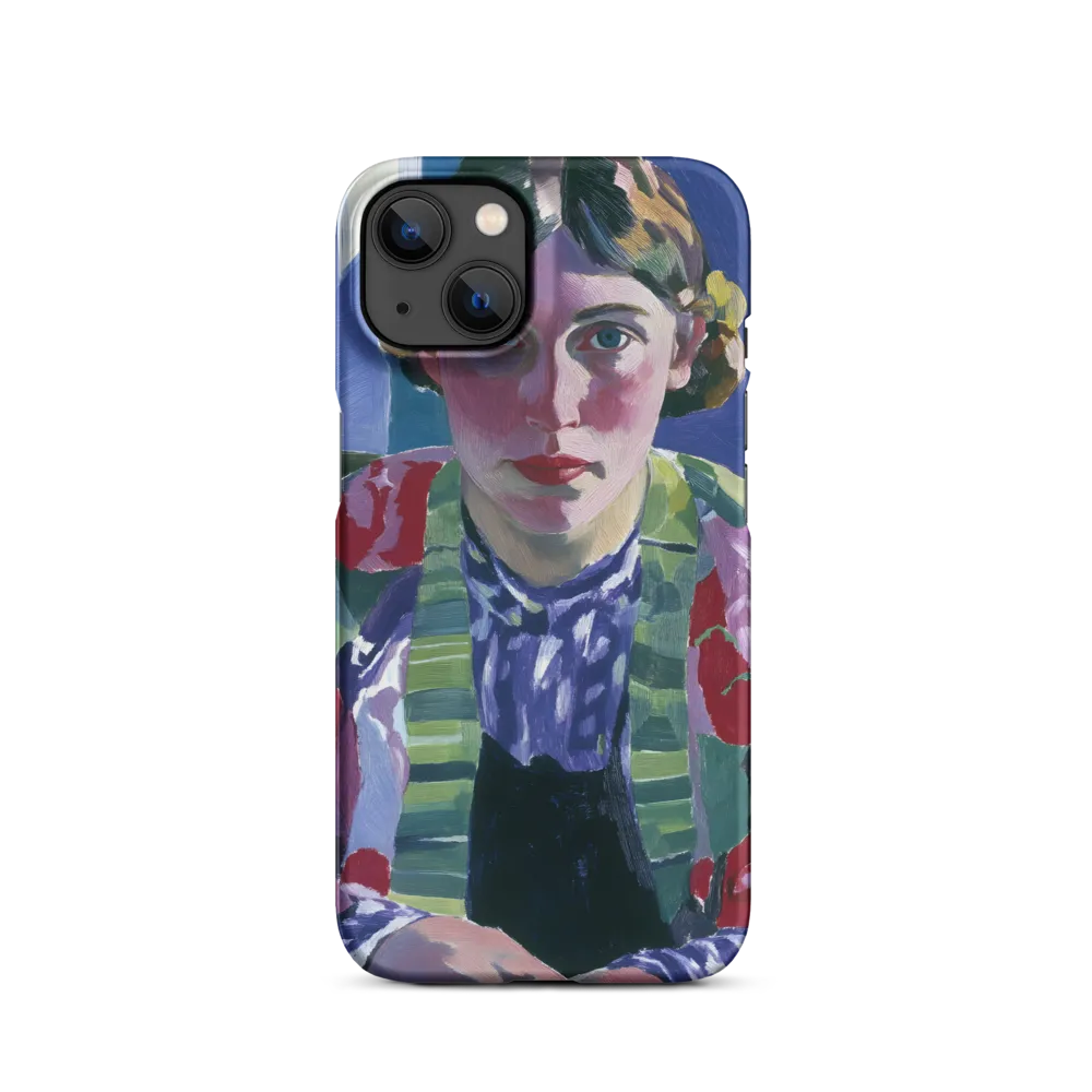 Vibrant Gaze: A Modernist Portrait