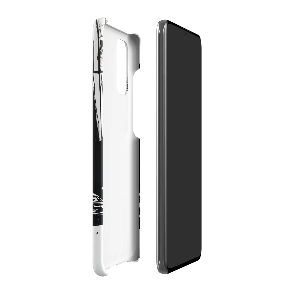 Urban Pulse: A Monochromatic Journey | Phone Case |  S20 Plus | Snap Case | Matte