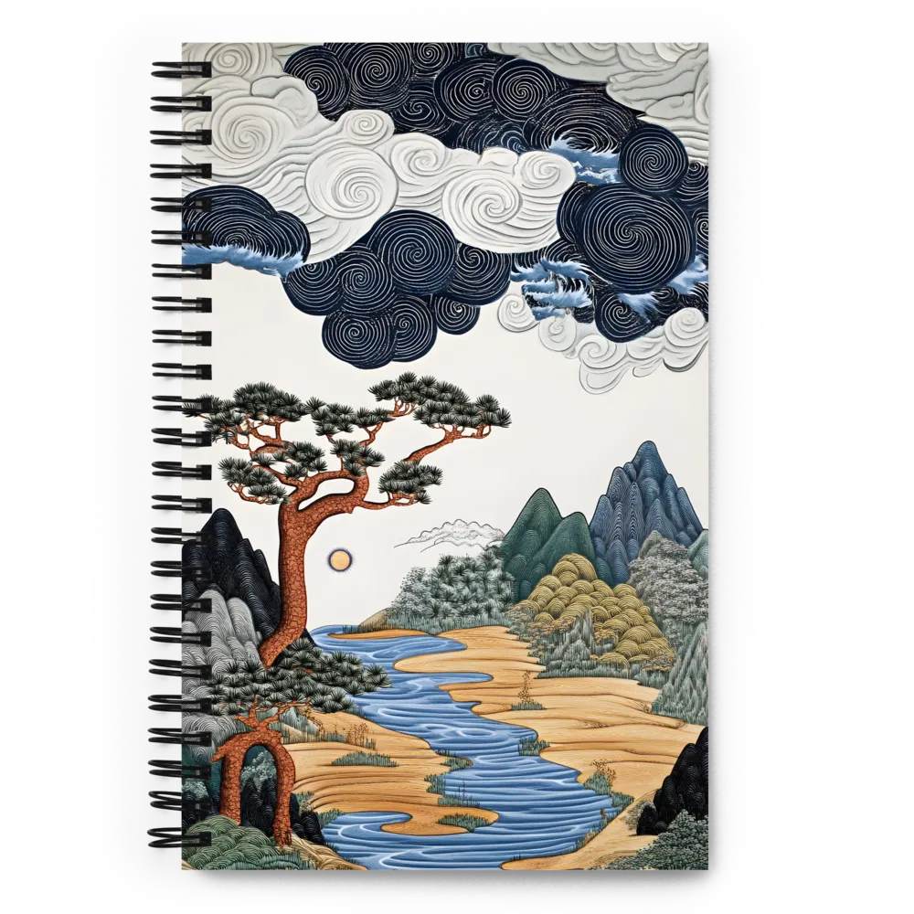 Tranquil Harmony in Nature | Spiral Notebook