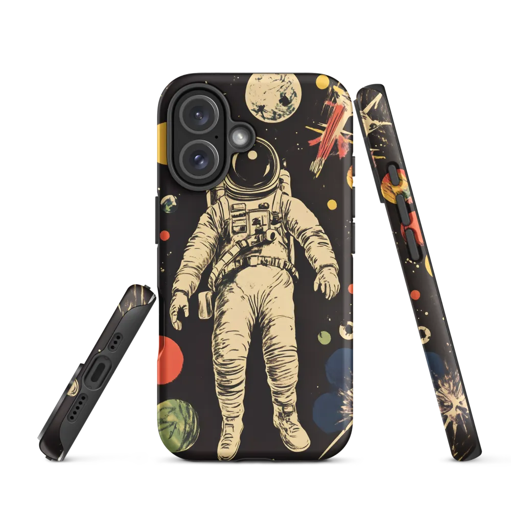 Cosmic Journey: An Astronaut's Perspective | Phone Case