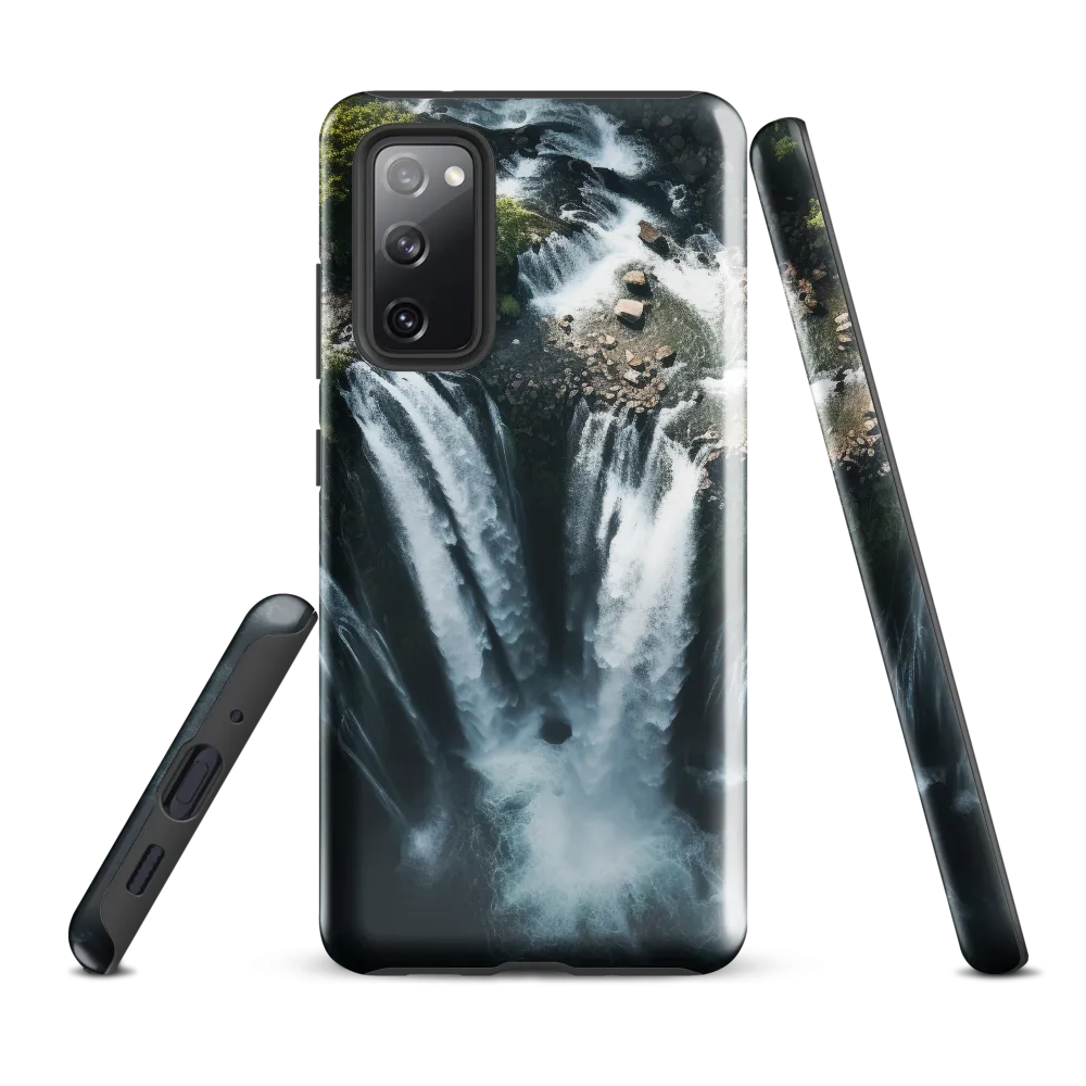 Nature's Power: The Cascading Waterfall | Phone Case |  S20 FE | Tough Case | Glossy