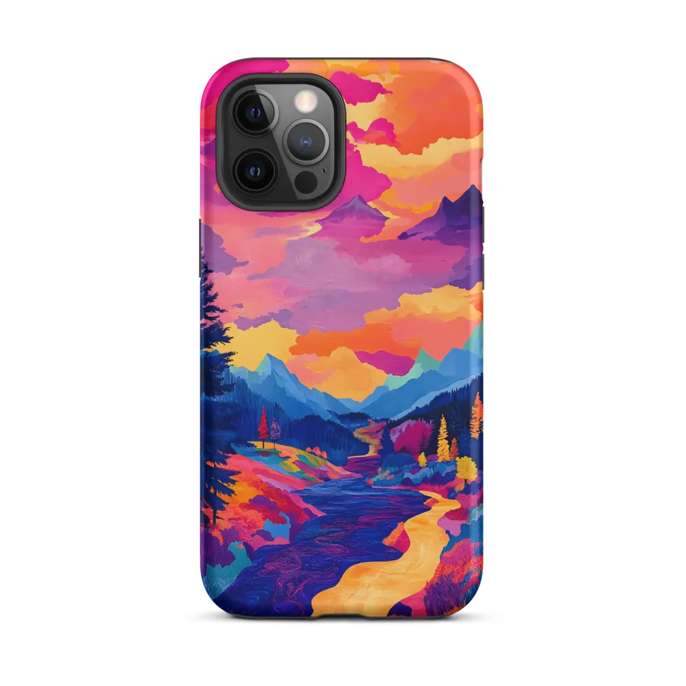 Radiant Serenity: A Surreal Landscape | Phone Case |  12 Pro Max | Tough Case | Matte