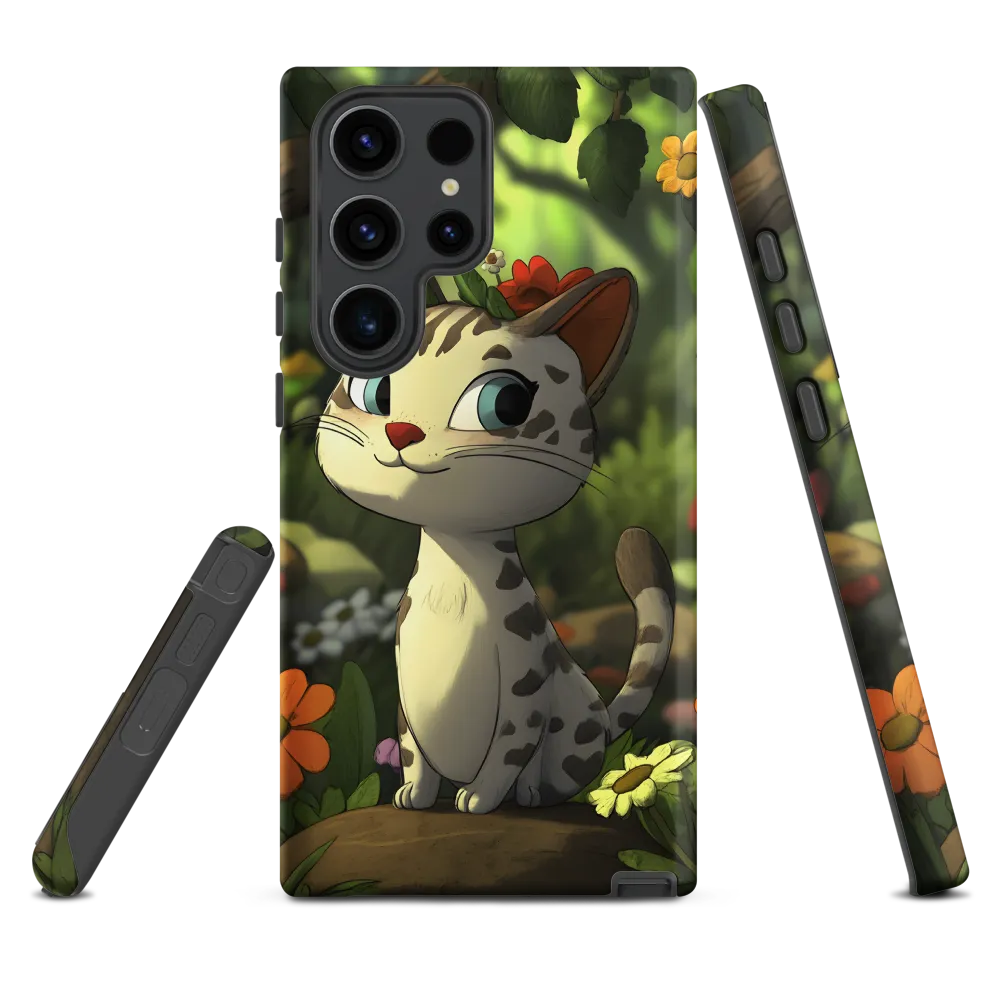 Whimsical Forest Cat