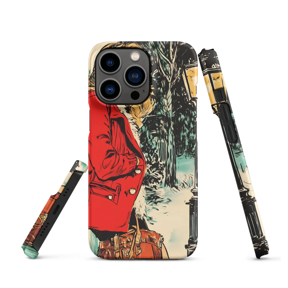 Winter Glamour in Red | Phone Case |  13 Pro | Snap Case | Matte