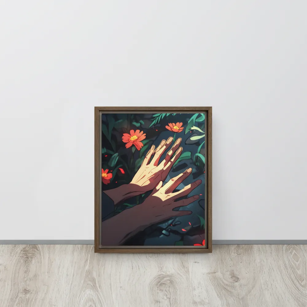 Whispers of Nature | Canvas with Brown Frame | 11″×14″