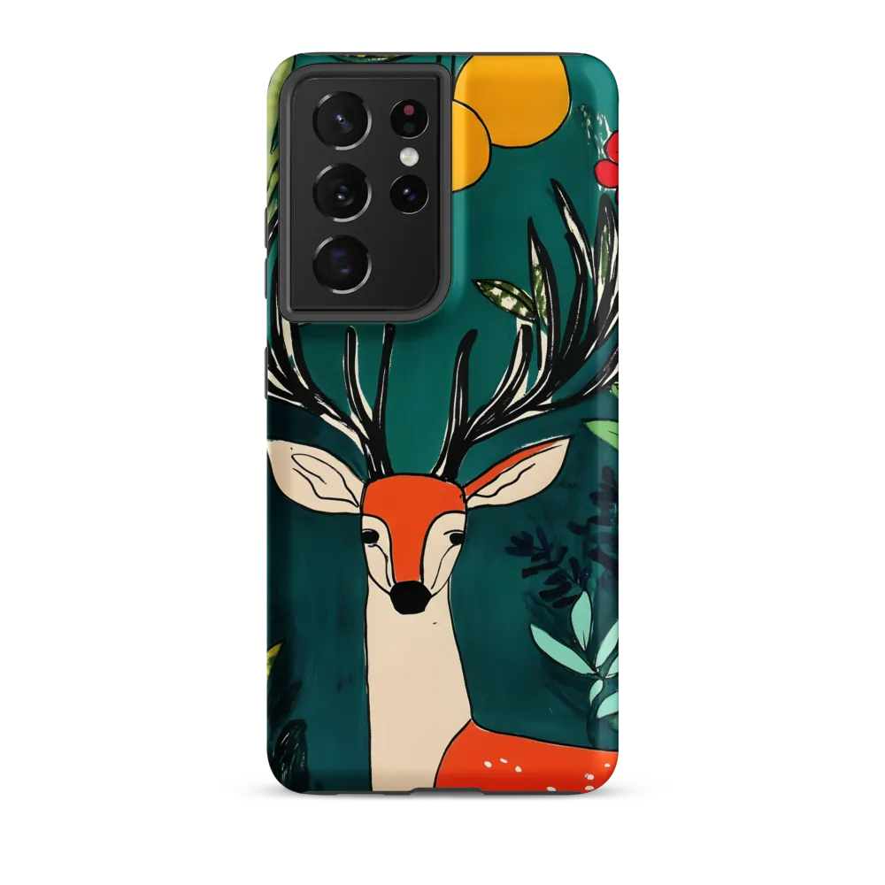 Nature's Embrace: The Majestic Deer | Phone Case |  S21 Ultra | Tough Case | Matte