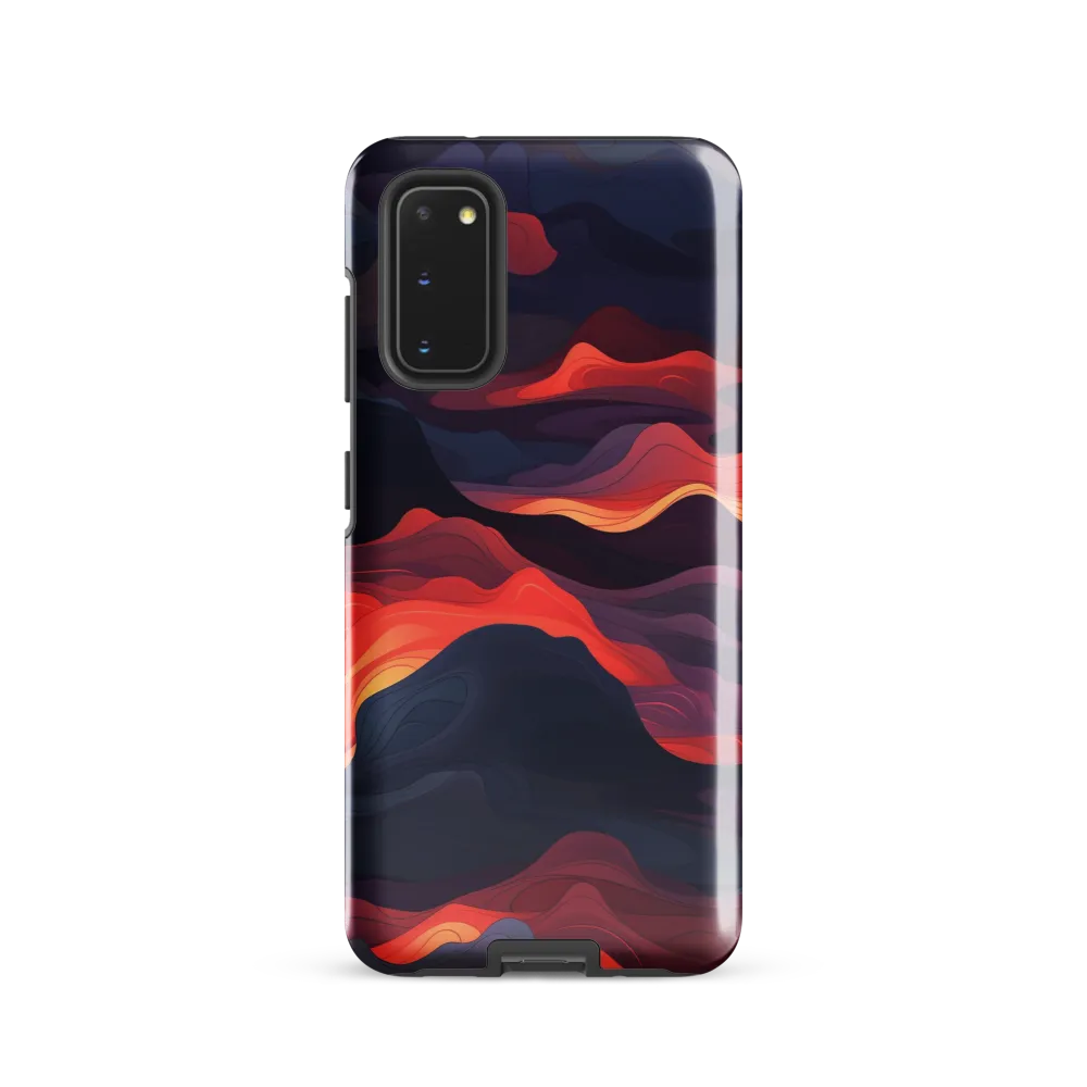 Ethereal Waves of Color | Phone Case |  S20 | Tough Case | Glossy
