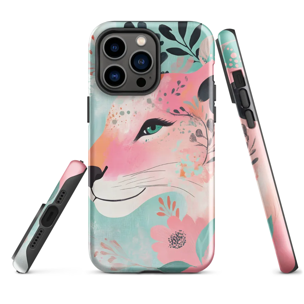 Whimsical Majesty: A Floral Lion