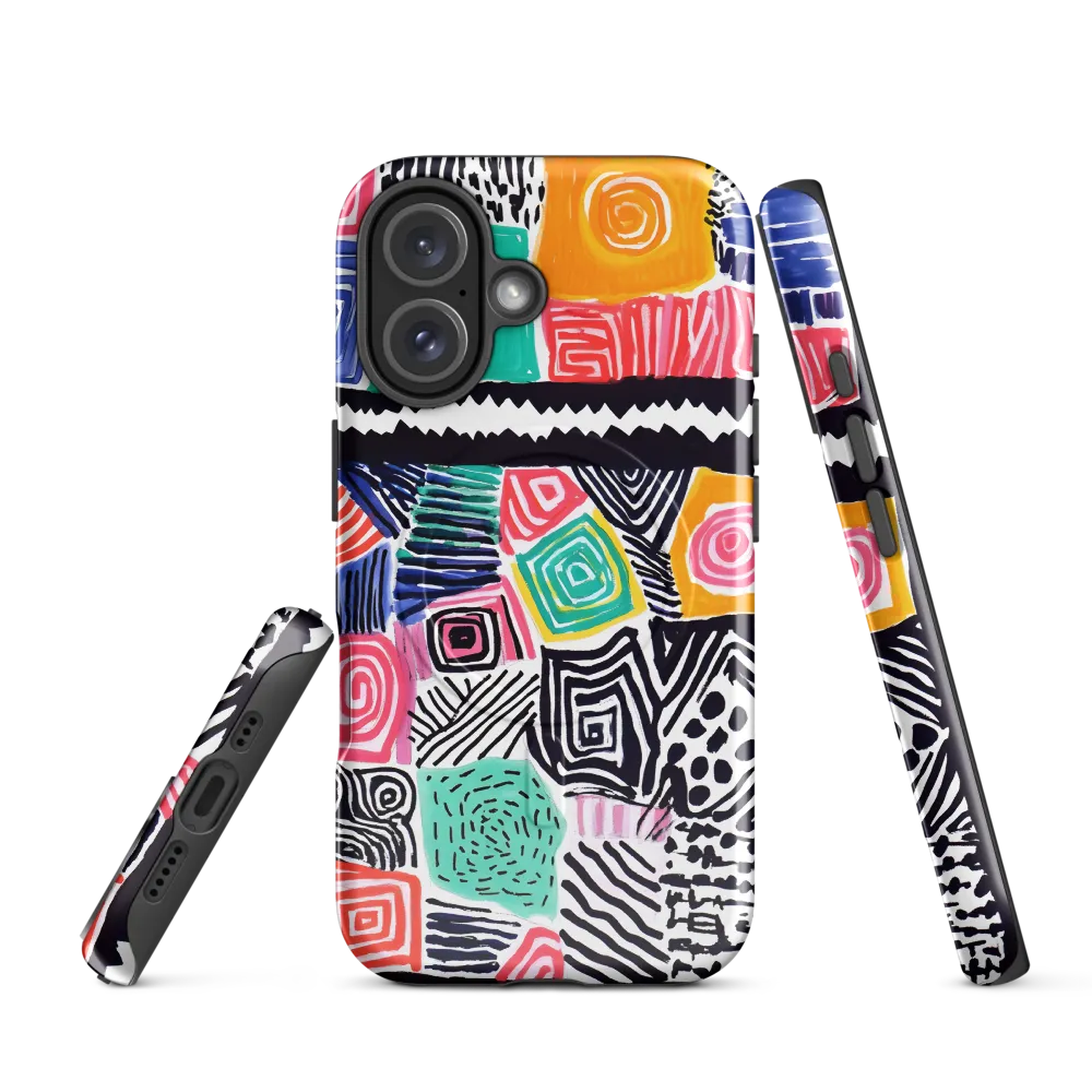 Rhythms of Color and Form | Phone Case |  16 | MagSafe® Tough Case | Glossy