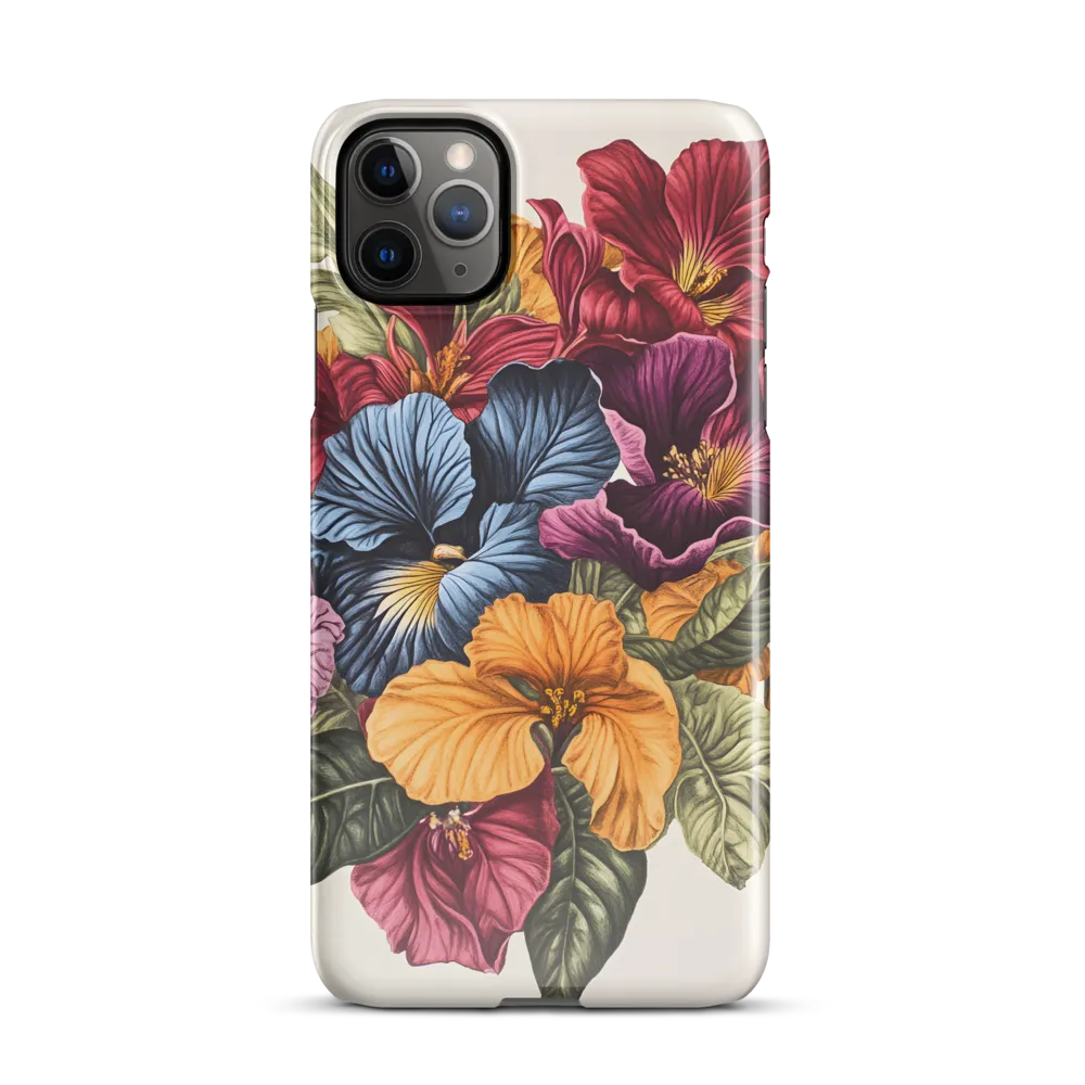 Floral Symphony in Color | Phone Case |  11 Pro Max | Snap Case | Glossy