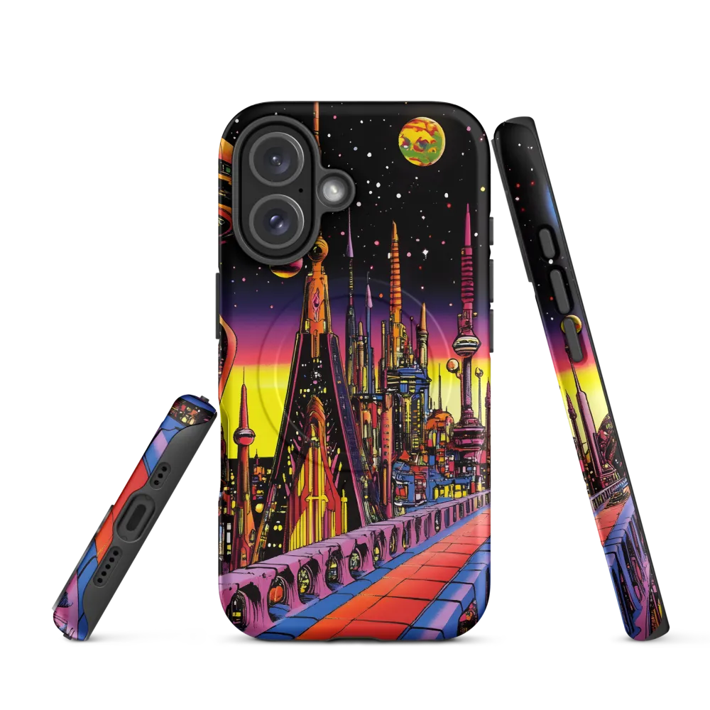 Futuristic Cosmos: A Journey Through Neon Cities