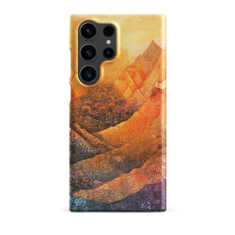 Serene Peaks of Color
