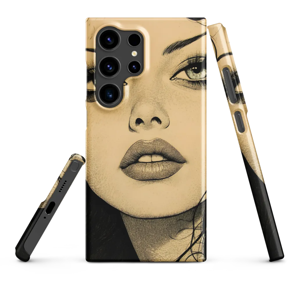 Enigmatic Gaze | Phone Case |  S24 Ultra | Snap Case | Matte
