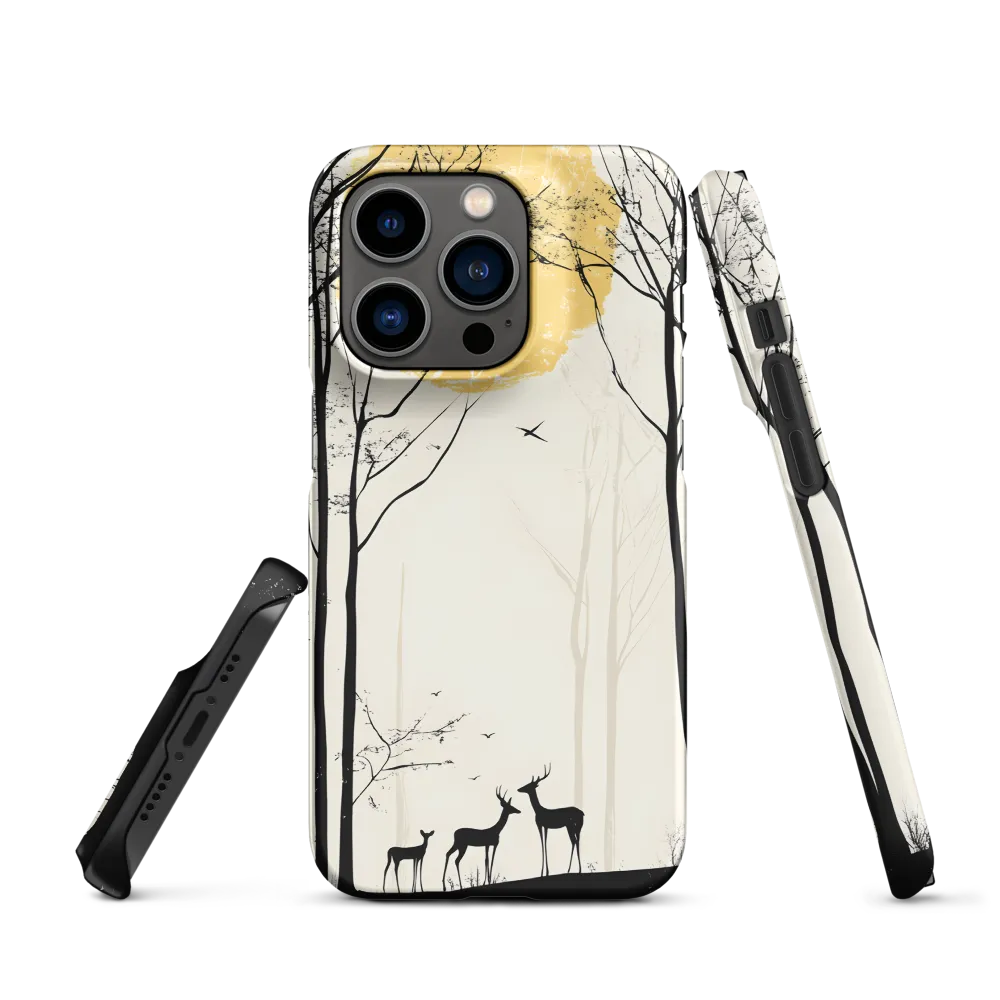 Silhouetted Serenity | Phone Case |  14 Pro | Snap Case | Matte